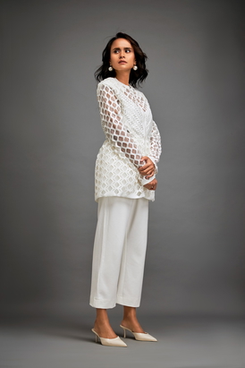 Cutout Jacket And Pants