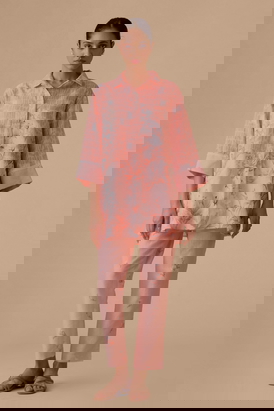Neela Pants - Pink Print