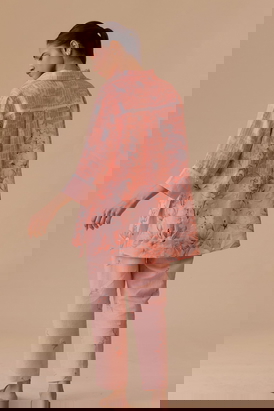 Neela Pants - Pink Print