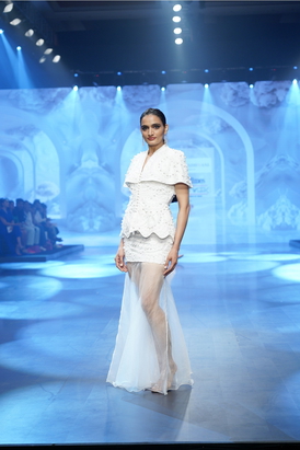 Nymia Peplum Top And Skirt 