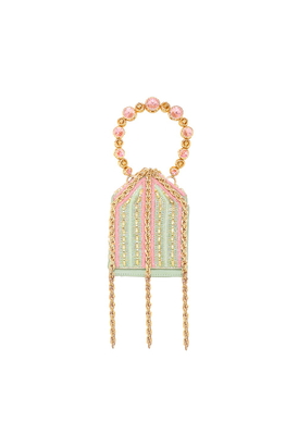 Mint Embellished Mini Bag