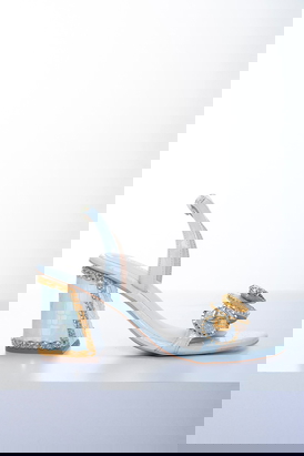 Le Macaron : Blueberry - Blue Block Heels