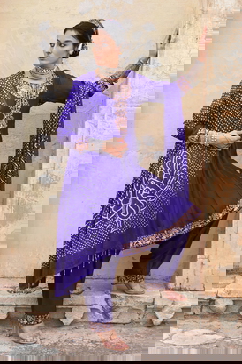 Mor Kalidaar Short Anarkali