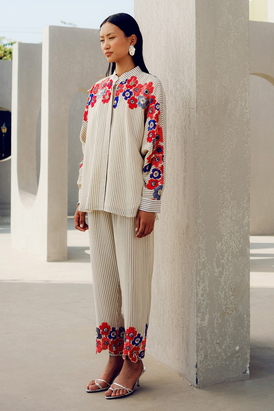 Plain Stripe Pants 