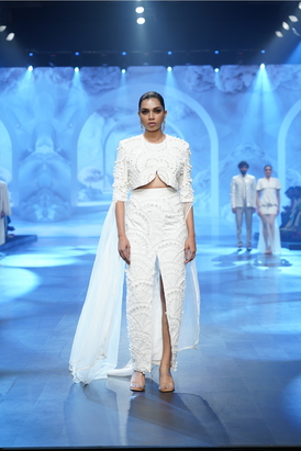 Prish Crop Top And Skirt 