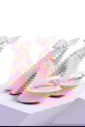 Miss Pacman - Pink Block Heels