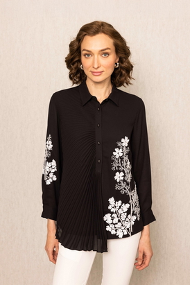 Lyra Pleated Top