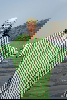Angela Stripe Kaftan