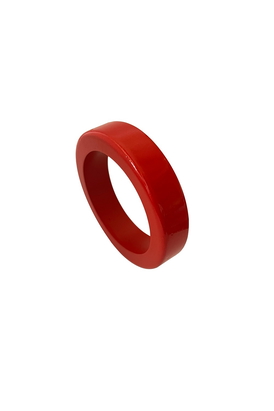 Narrow Red Bangle