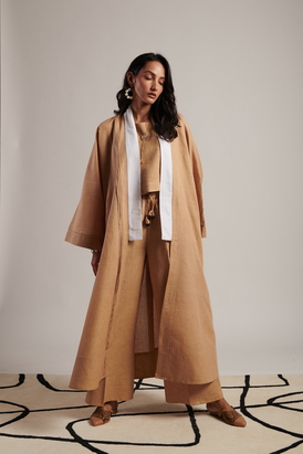 Naina Co-ord Set (Honey)