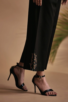 ORIGANI Black Deer in Bloom Pant