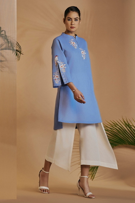 ORIGANI Blue Bird Escape Tunic
