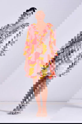 Porto Ruffled Dress