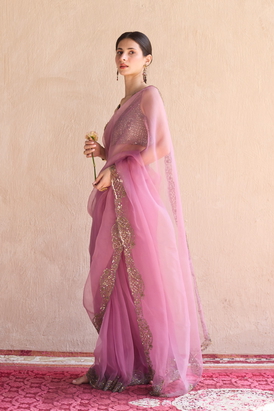 Purple Nidhi Saree