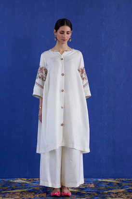 White Kaura Co-ord Set