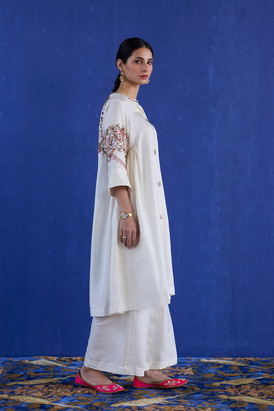 White Kaura Co-ord Set