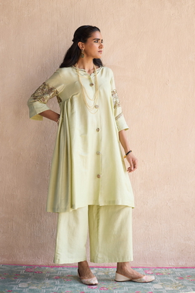 Green Kaura Co-ord Set