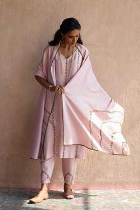 Pink Nidhi Suit