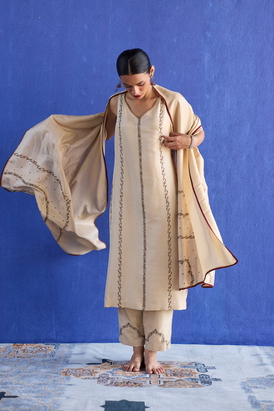 Beige Nidhi Suit