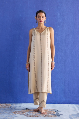 Beige Nidhi Suit