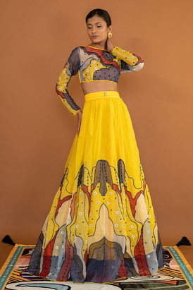 Iconomash Gyum Freesia Lehenga Set