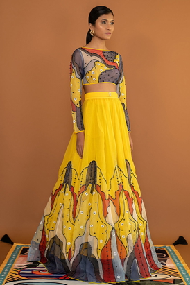 Iconomash Gyum Freesia Lehenga Set