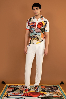 Iconomash Wavy Polo T Shirt
