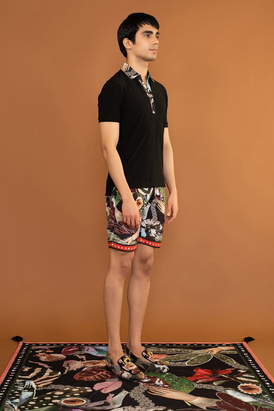 Botaneye Collared Nero Polo