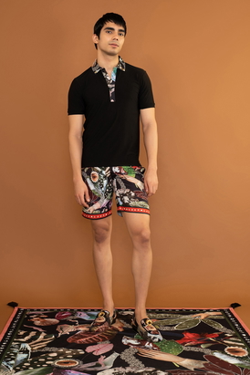 Botaneye Collared Nero Polo