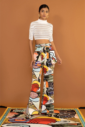 Iconomash Pouch Pocket Palazzos