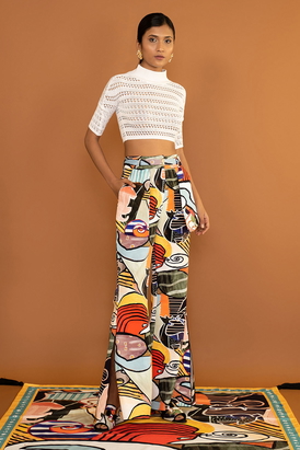 Iconomash Pouch Pocket Palazzos