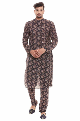 Applique Floral Kurta Set 