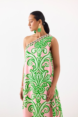 La Paz One Shoulder Kurta And Pants
