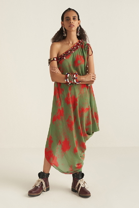 Merz Hara Rasa One Shoulder Dress