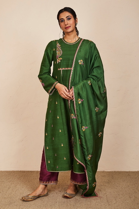 Green Yashi Kurta Set