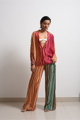 Printed Satin Breeze Co-ord Set