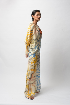 Printed Satin Breeze Co-ord Set
