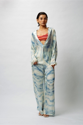 Printed Satin Breeze Co-ord Set