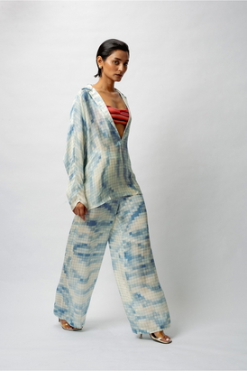 Printed Satin Breeze Co-ord Set