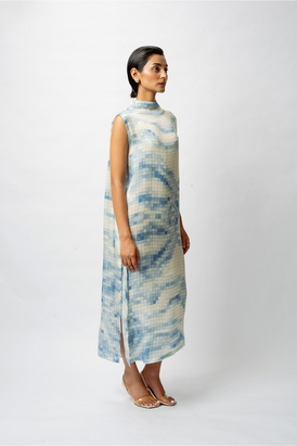 Satin Bliss Print Resort Dress