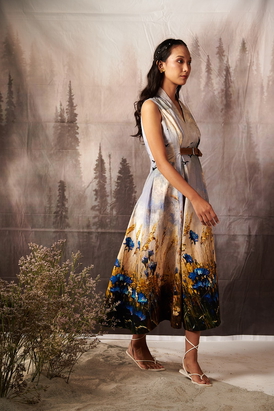 Hayland Leather Belt Dress