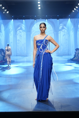 Thisa Corset And Draped Skirt 