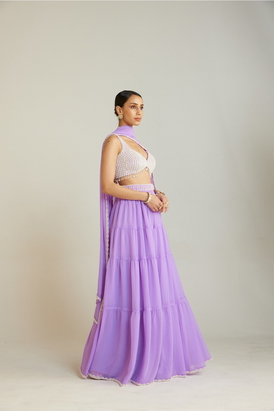 Lilac Sharara Set