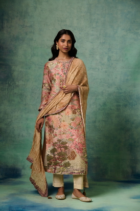 Zen Kurta Set - Beige